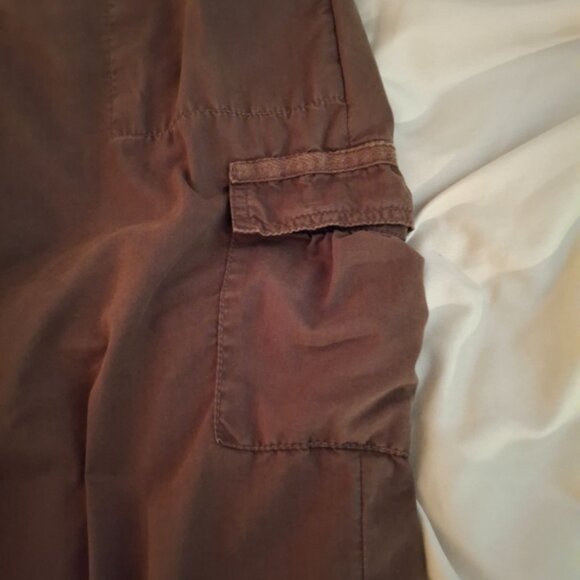 Carribean Joe Women's Brown Cargo Cropped Pants - Picture 5 of 9